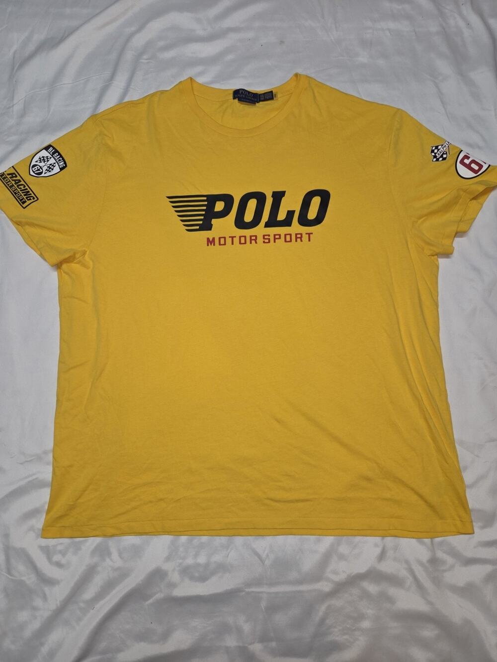 Polo Ralph Lauren Men's Short Sleeve T-Shirt Polo Rl Racing Motor Sports Xxl
